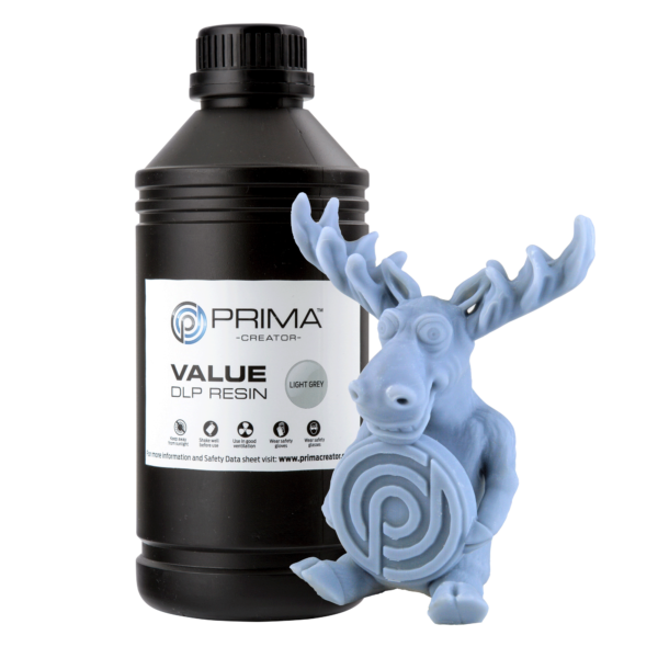 PrimaCreator Value UV DLP Resin 1000 ml Hellgrau PV RESIN B405 1000 LG 23678