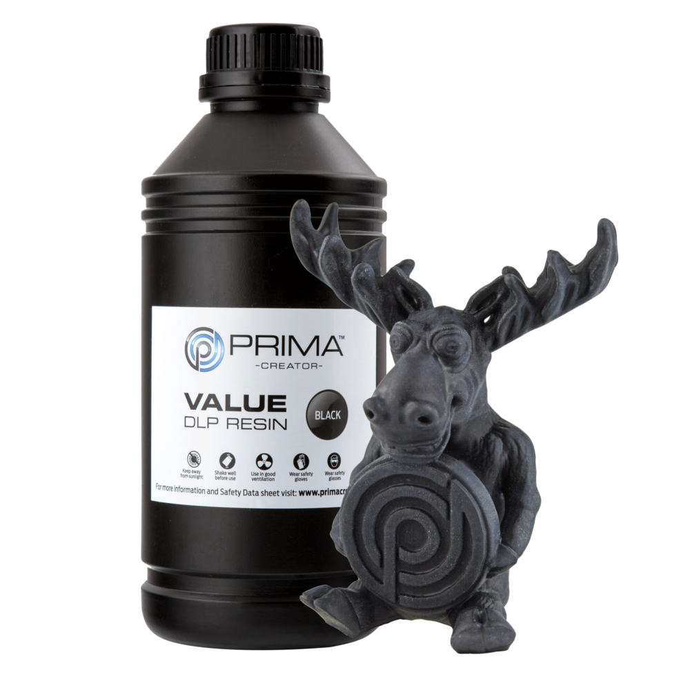 PrimaCreator Value UV DLP Resin 1000 ml Schwarz PV RESIN B405 1000 BK 23679