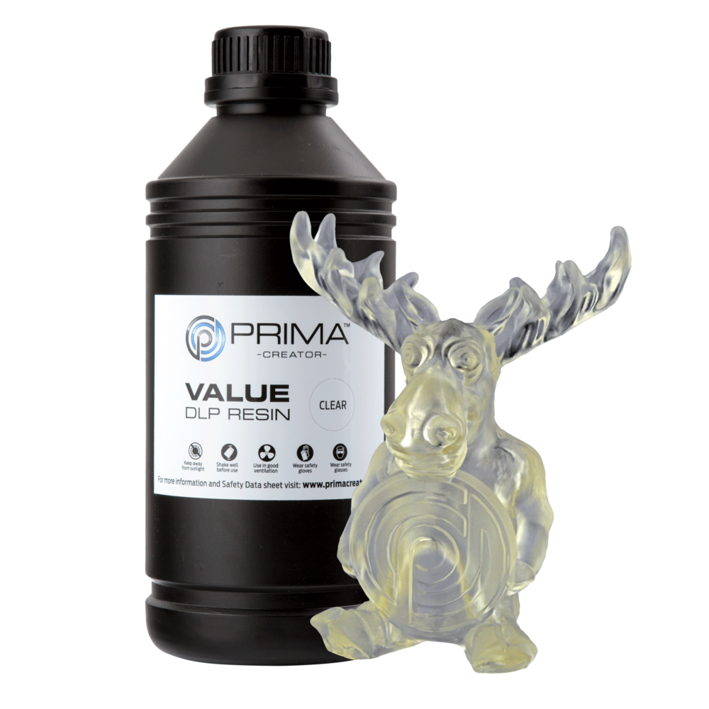 PrimaCreator Résine Value UV / DLP Transparente - 1 litre – Image 2