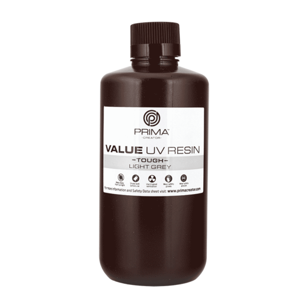 PrimaCreator Value Résistante - Résine UV / DLP Gris clair - 1 litre