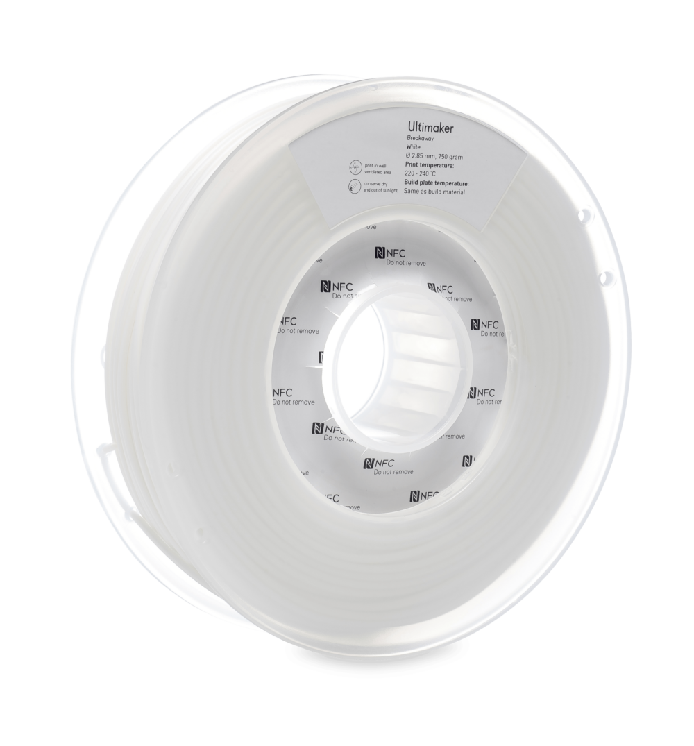 Ultimaker Breakaway 200551 - Blanc - 2.85mm - 750g