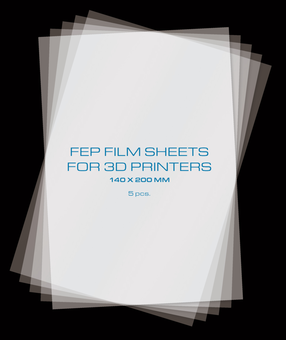 Set de 5 films FEP pour imprimantes 3D - 140x200mm – Image 3