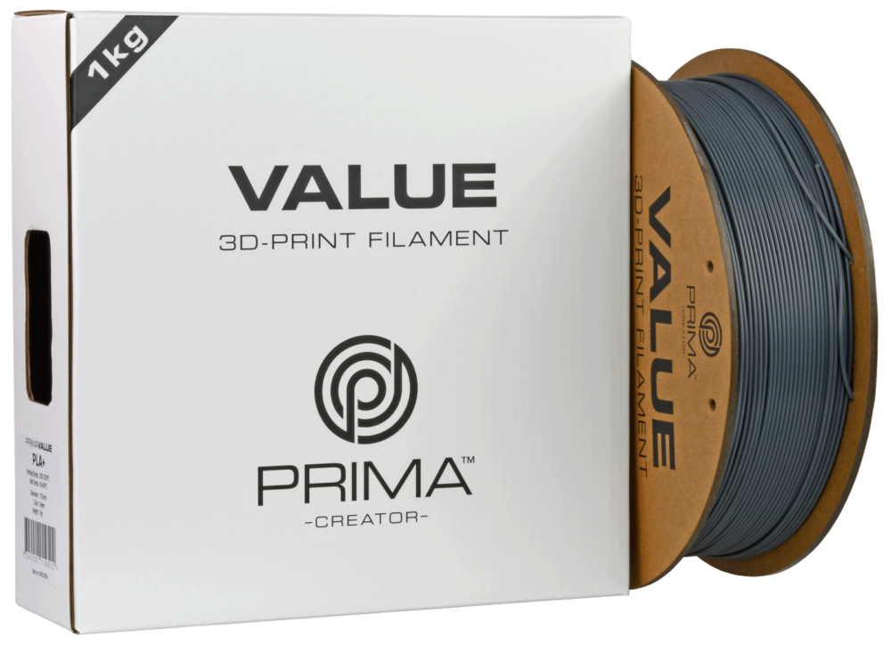 PrimaValue PLA+ Gris Foncé - 1.75mm - 1kg – Image 2