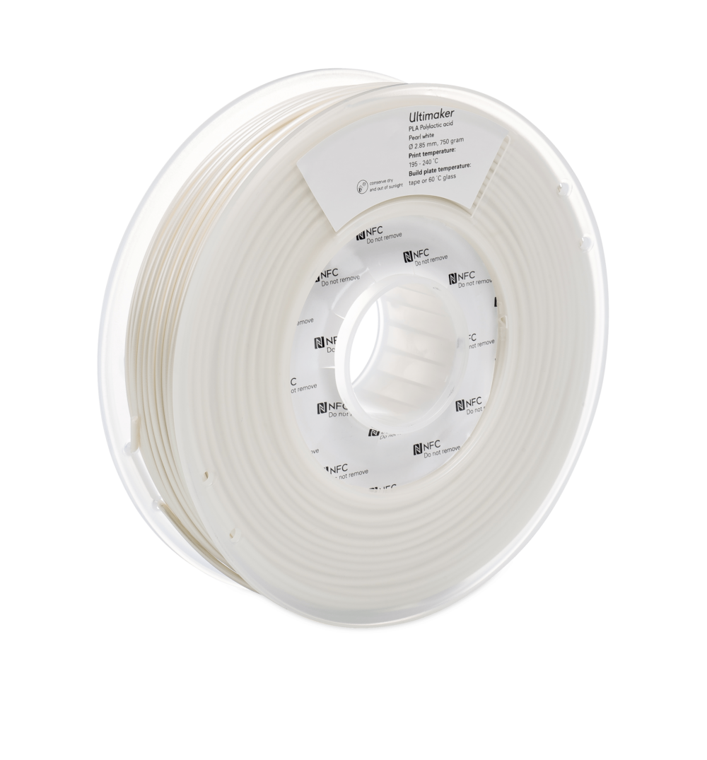 Ultimaker PLA Blanc Perle 1620 - 2.85mm - 750g